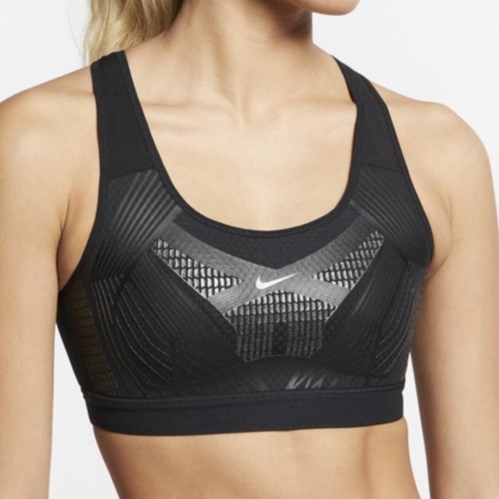 Nike Tech Pack Sports Bra, Black, Size M